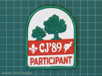 CJ'89 7th Canadian Jamboree Participant [CJ JAMB 07a]